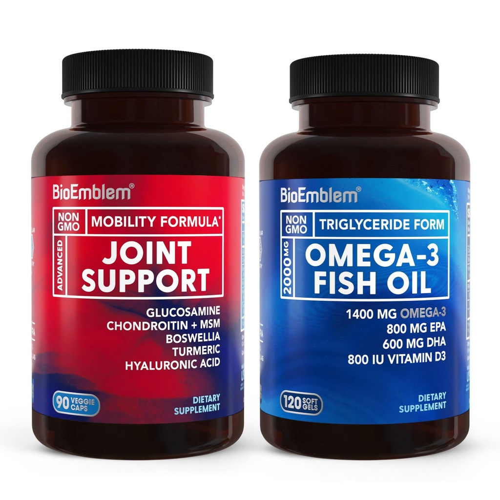BioEmlem Omega-3 Fish Oil 2000mg a společná podpora