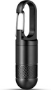 Micro Pill Holder Keychain Titanium Pill Pouzdro pro Purse malé Pill Container Cestování Black Pill Box Medicine Láhev Organizátor pro vitamín Rybí olej Dodatek