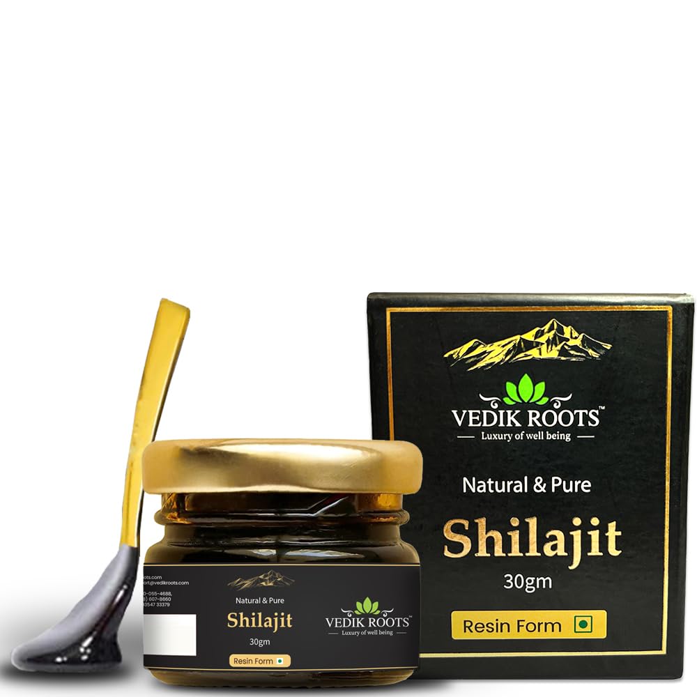 Čisté Himalájské Shilajit Resin - Gold Stupeň 800mg 600mg 124; 85 + stopové minerály & 75% Fulvic Acid 124; Podporuje energii, Stamina a imunitní zdraví 124; Third- Party Lab Testováno 124; 30g, 75 Služeb