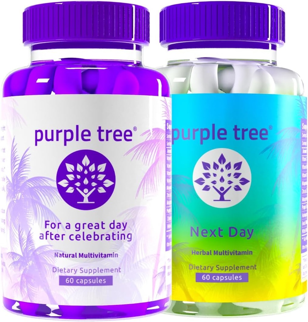 fialový strom ® Celebrate + Další den Bundle 120 pilulky colum124; Post- Celebration Wellness Vitamin Combo