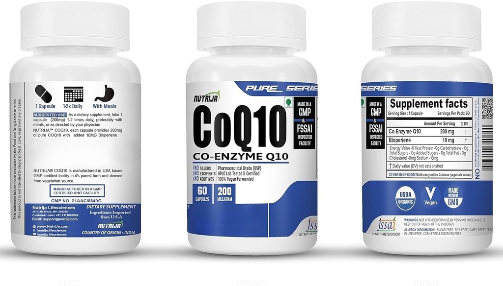 COENZYME Q10 (COQ10) 50MG - (120 tobolek)