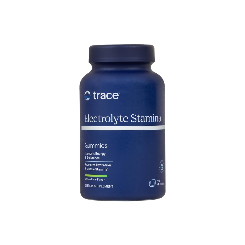 Stopy Minerály Electrolyte Stamina Gummies - Pohodlný doplněk Electrolyte, který podporuje hydrataci - Podporuje optimální energii - Muscle Stamina - Vegan - Lemon Lime - 90 Počet (30 Služeb)