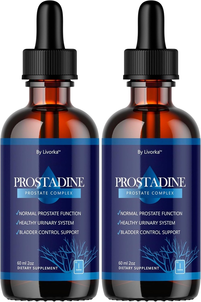 (2 Pack) Prostadine Drops - Oficiální drop Formule Prostadine pro muže, Prostadine Recenze, Prostadine dodatek, Prostadine Natural Liquid Support, Prostadine Drop Formule, 2 Lahve pro 2 měsíce