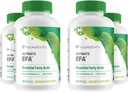 Youngevity Ultimate EFA - Organický zdroj esenciálních mastných kyselin CU124; Omega 3, 6, & 9 CU124; Vyrobeno z brusiva, Flax & Fish Oil CU124; 180 Počet balení po 4)