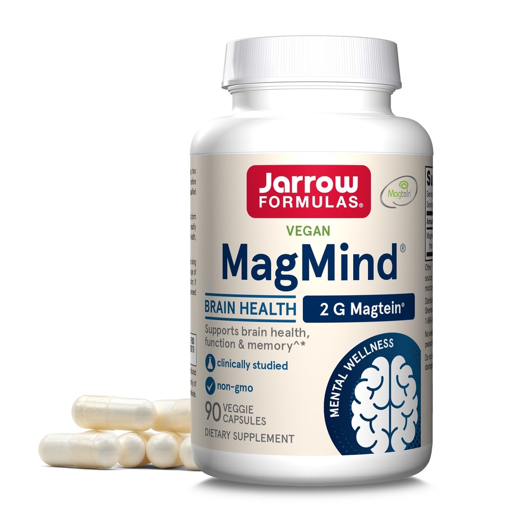 Jarrow Dictivas Alpha GPC 300mg Podpora funkce mozku & MagMind Magnesium Brain Health Kapsle