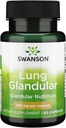 Swanson Raw Lung Glandular 250 miligramů 60 Kapsle