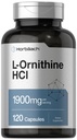 Horbäach L Ornithin HCl Dublin 124; 1900mg Dublin 124; 120 Kapsle 124; Non- GMO & Gluten zdarma dodatek