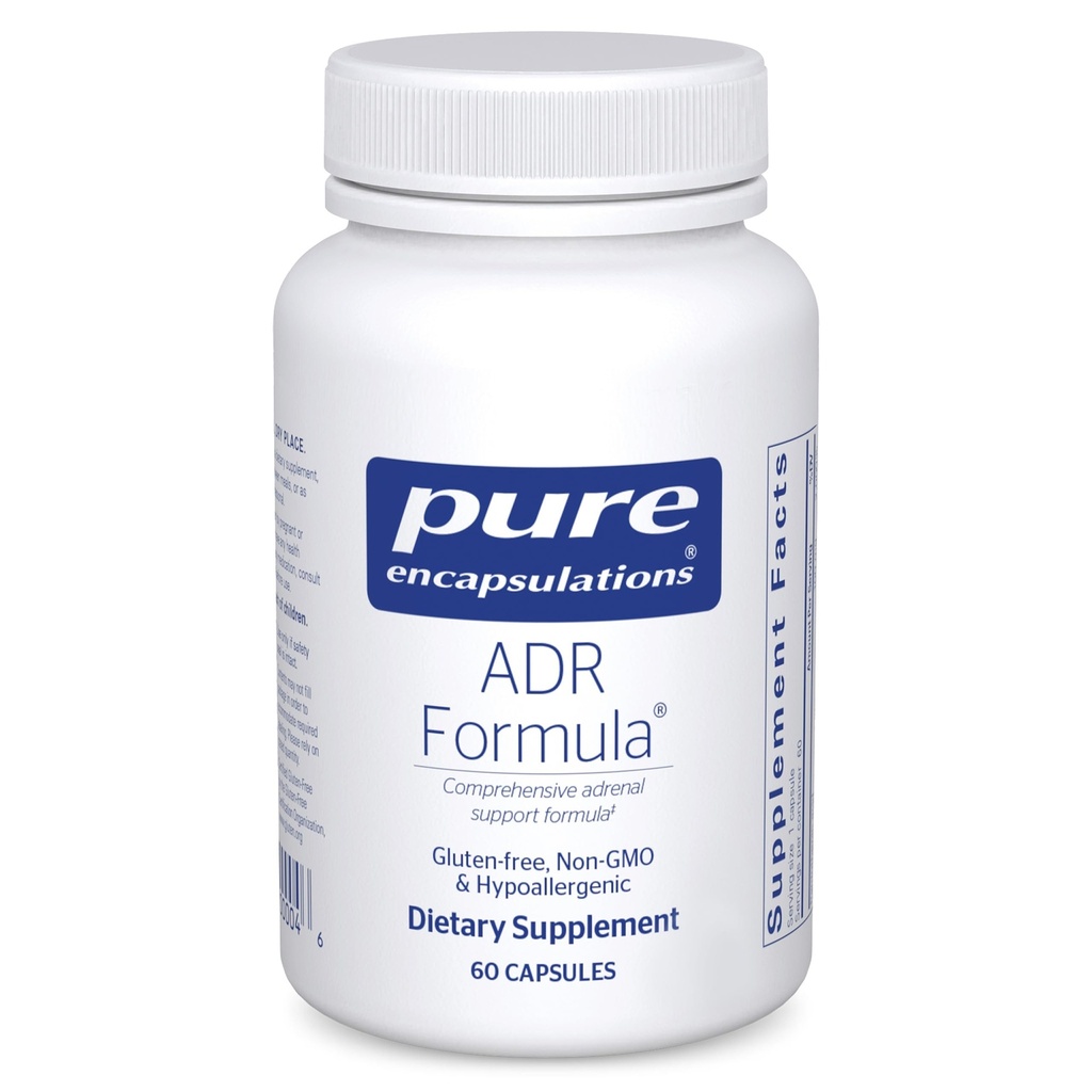 Čisté Enkapsulations ADR Formule 124; Doplněk pro Imunitní a Adrenální Gland Function Support * PHAR124; 60 Kapsle