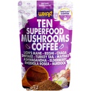 WIXAR Superfood Houba Coffee - Instant Coffee Powder, Ten Superfood Extracts with Lion 's Mane, Turkey Tail, Reishi, Chaga, Shiitake, Ashwagandha, Rhoddiola Rosea, Elderberry, 5oz Houbový dodatek