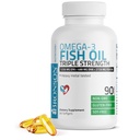 Bronson Omega 3 Fish Oil Triple Force 2720 mg, High EPA 1250 mg DHA 488 mg, Non- GMO Heavy Metal Tested, 90 Softgels