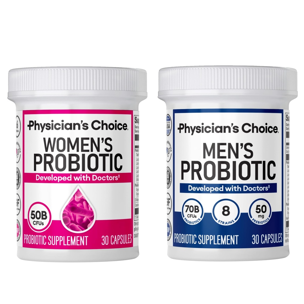 Jeho & Hers Probiotic Bundle - Mens Probiotic (30ct) + Womens Probiotic (30ct)