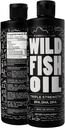 Wild Foods Liquid Omega 3 Rybí olej dodatek, Lemon, 16 oz (2 pk) catch124; Wild Catched, Burless, Odorless, Non-GMO, gluten Free Cutch124; DPA, DHA, EPA Triple Strength Omega-3 Nutrition for Women & Men