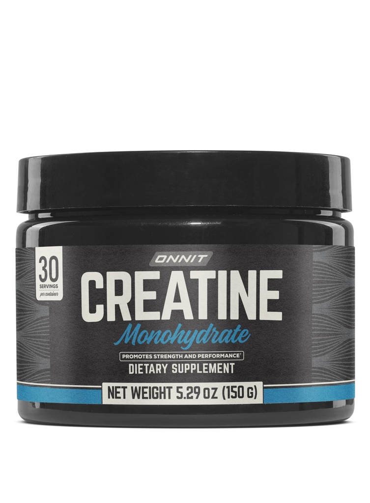 ONNIT Creatine Monohydrát Prášek, IGEN (TM) Non- GMO Testováno 5g Premium Creatin pro svalovou sílu, sílu a hmotnost lean, Podporuje zdraví mozku, Mozek Cellular Energy, Neochucené, 30 Služeb, 5.29 oz