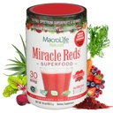 MacroLife Naturals Zázrak červené Superfood dodatek Powder Antioxidants Polyfenols Enzymes Probiotika - Raw Non- GMO Organic Vegan gluten & Dairy Free (30 Služeb)