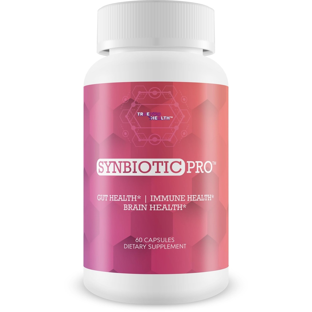 Synbiotika Pro - Naše nejlepší denně Synbiotická Probiotika & Prebiotika - Gut Health - GI Synbiotika Probiotika - Pro Synbiotická Probiotická Plus Prebiotická a imunitní podpora Vitamíny - Synbiotika pro ženy a muže
