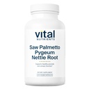 Vital Nutrients Saw Palmetto s Pygeum & Nettle Root - Vegan Saw Palmetto pro muže podporuje zdravou funkci prostaty * - Gluten, mléčný, Soy Free - 120 Kapsle