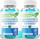 Glucosamine Chondroitin Gummies, Extra síla Společná podpora Dodatek s MSM & Elderberry, Společná podpora Dodatek pro dospělé, Muži & Ženy, Blueberry Flavor, 120 Počet