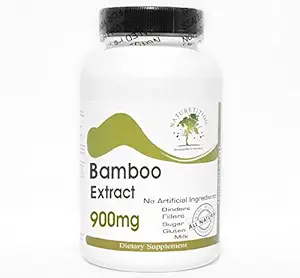 Bamboo Extract 900mg ~ 90 Kapsle - Žádné přísady ~ Naturetition doplňky