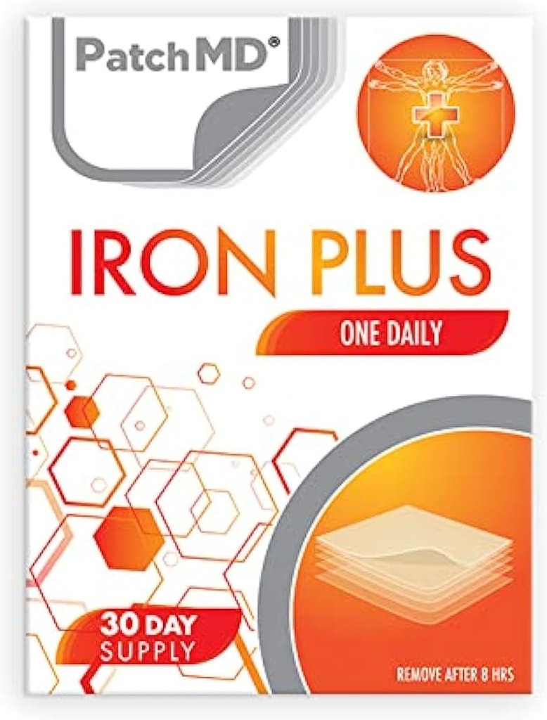 PatchMD - Iron Plus Topical Patches - 30 dní dodávky