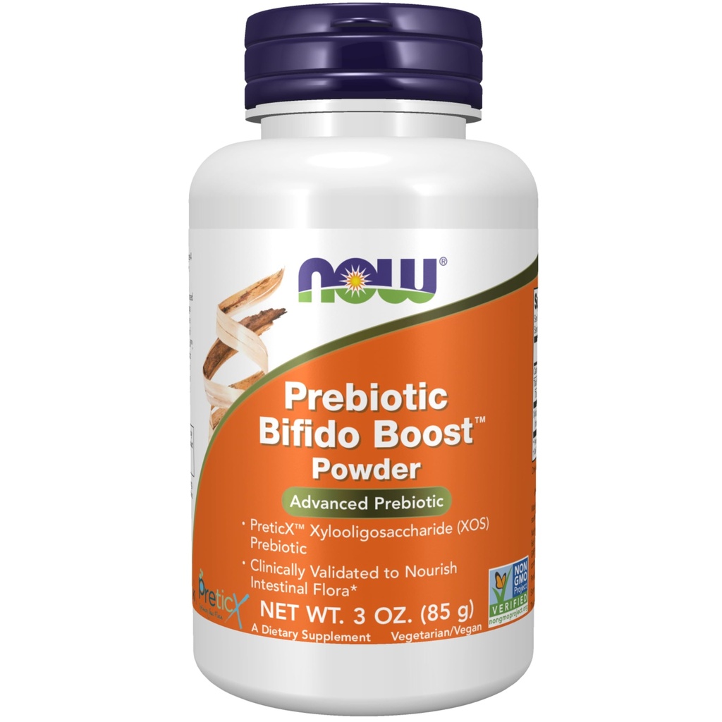 Nyní Potraviny doplňky, Prebiotic Bifido Boost s PreticX ™ Xylooligosacharid (XOS) Prebiotický, prášek, 3-Ounce