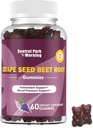 Grape Seed Sugar Beet Energy Gummies, Oxid dusičný a krevní tlak podpora, Grape Seed Extract & Non- GMO Beet Root Gummies, Grape Flavor