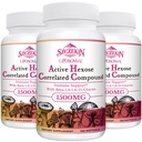 1500mg Lipozomální Active Hexose Korálový dodatek, 360 Soft Gels Beta-Glukans s přírodním Houbový extrakt, imunitní systém, funkce jater, udržovat T- buněk a Killer buněčné aktivity