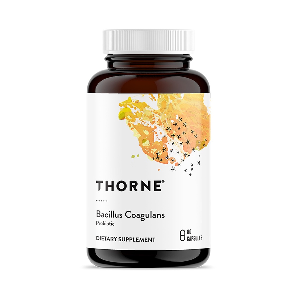 THORNE - Bacillus coagulans Probiotic - Stabilní Probiotický dodatek k podpoře GI zdraví * - 60 Kapsle