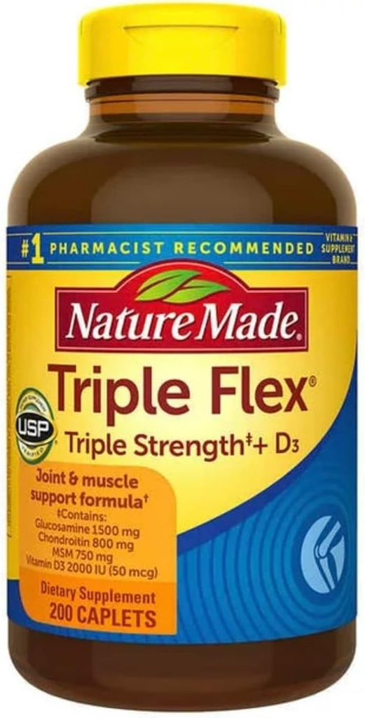 Příroda vyrobený tripleFlex Triple Strength Caplets (200)