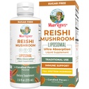 MaryRuth Organics Reishi Vegan Houba Dodatek 124; Ultra Absorpce Liposomální 124; Imunitní podpora s 200mg Beta- Glucans, Vegan Dutch 124; Full Spectrum Reishi Houby Fruiting Body 124; 7.6 oz,