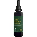 Globální léčivá kyselina Reflux Relief Organic Liquid Supplement W / Slippery Elm - Pomáhá upset žaludku, Heartburn, Ingestion - Podporuje Body 's Defense Against Digestives - 2 Fl oz