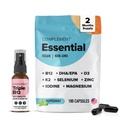 Doplněk Základní Vegan Multivitamin & Triple B12 Spray Bundle - Komplexní nutriční podpora Plant- based diety