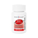 GeriCare železné sulfátové tablety 325mg, Elemental Iron 65 mg High potency Iron Appendix S124; Dietní dodatek 100 Počet (Balení po 1)