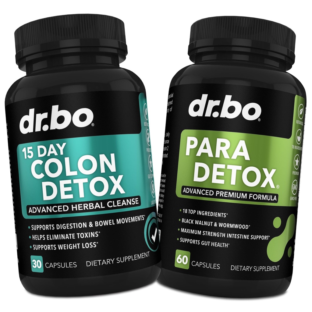 Colon Cleanser Detox & Intestinal Dodatek - 15 den Colon Čistící pilulky s Probiotic, Wormwood, Black Walnut, Psyllium, Aloe Complex - Bowel Hnací doplňky pro Žaludek Bloating Gut Podpora