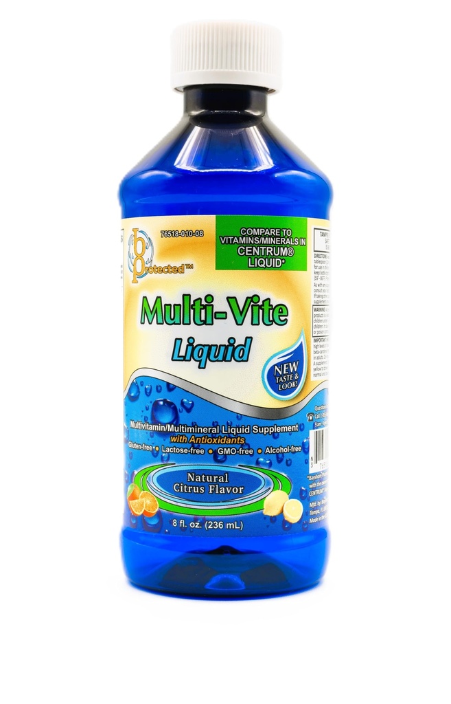 Multi- Vite Liquid Alkohol Free 8 fl Ounce (236 ml) Liquid