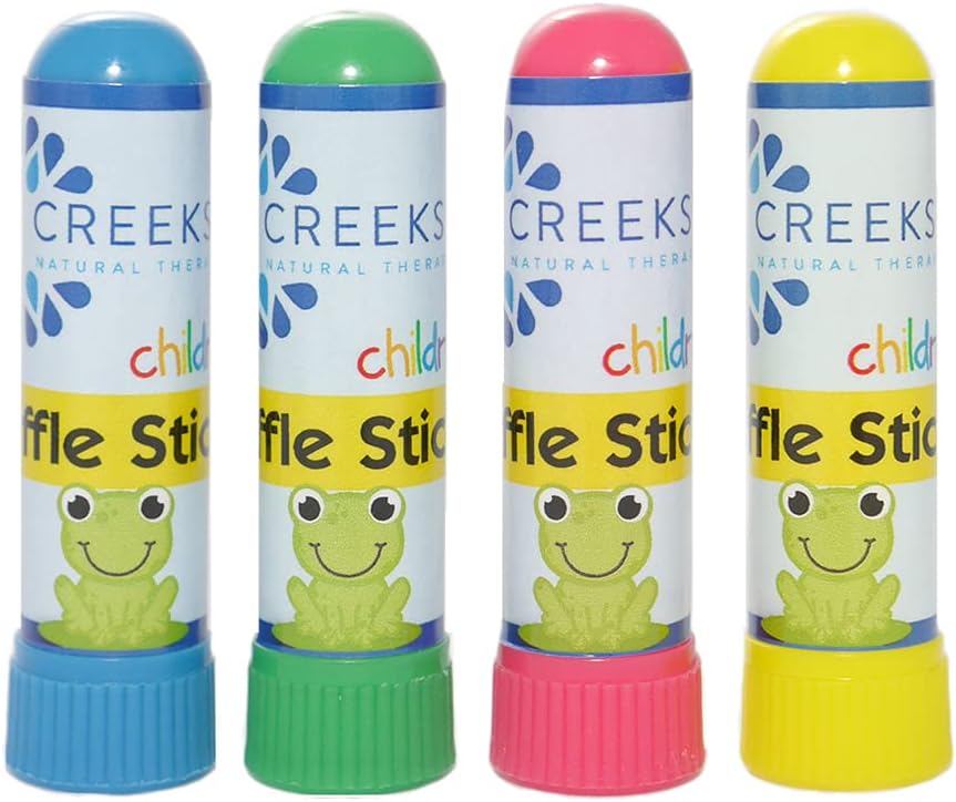 Creekside Naturals Sniffle Sticks, On- TheGo přenosné Nasal Inhalátory, Pocket- Sized, Aromaterapie s přírodní esenciální oleje