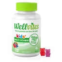 Wellvites Kids Multivitamine Gummies - Sugar Free, Vegan, Non- GMO, Vitamin A, D, B6, B12 a C - No umělé sladkosti, gluten- Free, Gelatin- Free - 60 Počet (30 denní zásoba)
