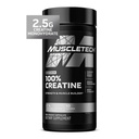 MuscleTech Platinum Creatine Monohydrát Kapsle - Creapure Creamine Pre & Post Workout Muscle Builder, Muscle Recovery & Energy Boosting Dodatek pro muže a ženy - 100 Veggie pilulky