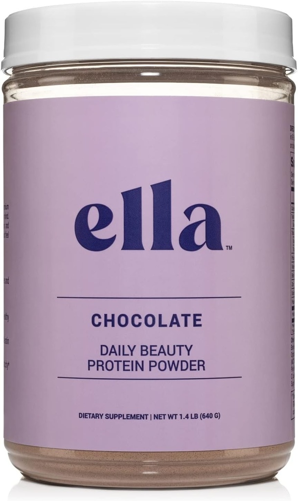 Ella čokoláda kolagen protein prášek pro ženy - denní krása protein prášek s grass- Fed kolagen Peptides - Non- GMO, gluten- zdarma, žádné umělé sladkosti - 20 Služeb