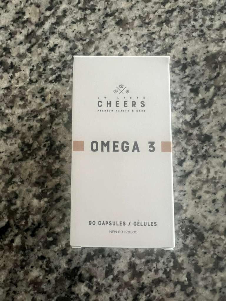 CHEERS Omega33 Dodatek 124; Vysoká síla 550mg EPA & DHA per Capsule 124; 90% Biologicky dostupné, Clean Label Dodatek 124; Podporuje srdce, mozek, vize a imunitní zdraví 124; Vicaps Plus, Odorless 124; 90 Kapsle