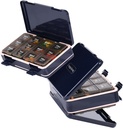 Pill Organizátor 3 krát denně, Týdenní Pill Box Medicine Pořadatel Box, Travel Double Side 7 Day Pill Pouzdro s Backup One Day Hold, pro rybí oleje, Vitamin Holder Dodatek