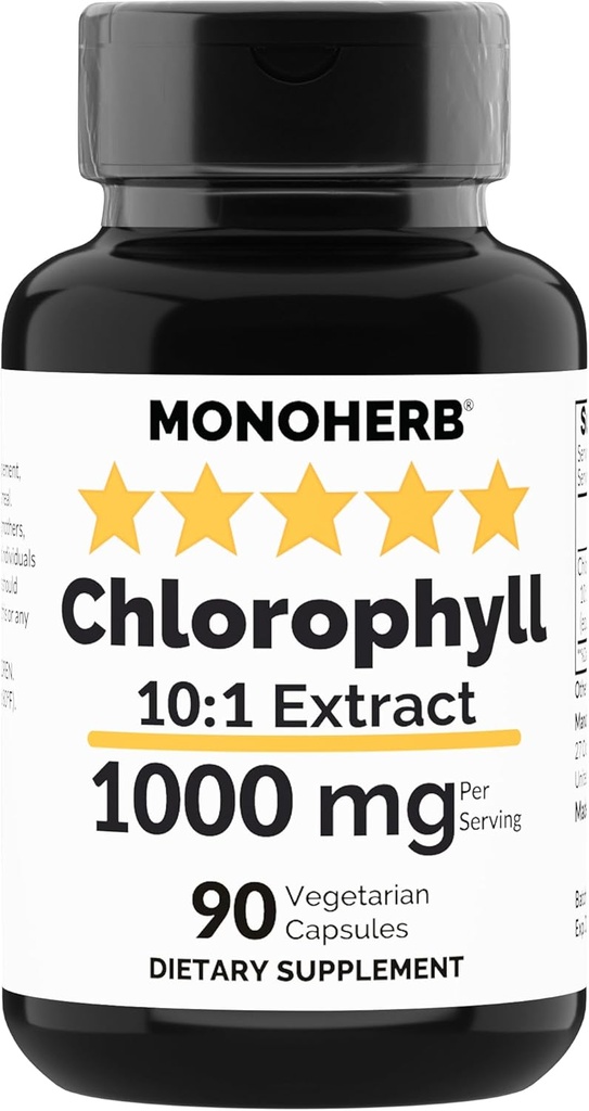 MoNOHERB chlorofyl Extract 1000 mg - 90 Vegetariánských tobolek