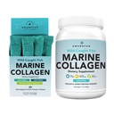 AMANDEAN Marine Collagen Duo. 500g Container + 30 cestovních balíčků. Hydrolyzované ryby kolagen Peptidy pro pleť, vlasy a nehty. Pescatarian, Keto & Paleo-Friendly, Neochucené