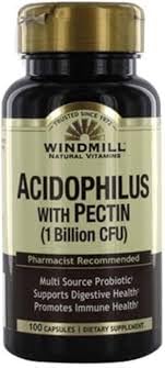Větrný mlýn Acidophilus s pektinem Kapsle, 100.0 Počet