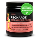 LEGION Recharge Post Workout Drink - Mikronizované Creatine Monohydrát Přirozený Post Workout Recovery Drink - Muscle Builder & Recovery Booster Post Workout doplňky (Strawberry Lemonade, 30 Servings)