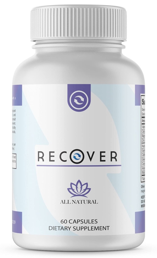 Anti Alkohol Drink Support Supplement - Touha podpora s Kudzu, L glutamin B Vitamíny RNA / DNA komplex a další. 60 Tobolky