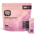 SALTT Electrolytes Powder Ochucené nápoje Mix - Booyah Berry - 30 Hydratační balíčky - hořčík, draslík, sodík, stopové minerály - Nulový cukr & gluten zdarma - Cestování Essentials