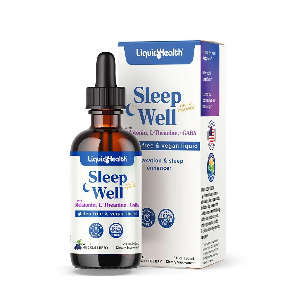 LIKVÍDZDRAVÍ Spí dobře přírodní spánkové pomůcky Melatonin Kapky - Lepší spánek & nádech, Relax & klid Mysl, Pád spánku Rychlejší pobyt v spánku delší - Made in USA, Vegan, Sugar- Free, Drogy Free, Non- GMO (2 oz)