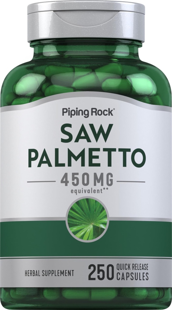 Piping Rock Saw Palmetto pro muže a ženy 124; 450 mg iž