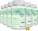 CoQ10 600mg Softgels PHAR124; High Absorption CoQ10 Ubiquinol Supplement PHAR124; Reduced Form Enhanced with Vitamin E & Omega 3 6 9 GARRE124; Antioxidant Powerhouse Good for Health PHAR124; 360 Phillengels