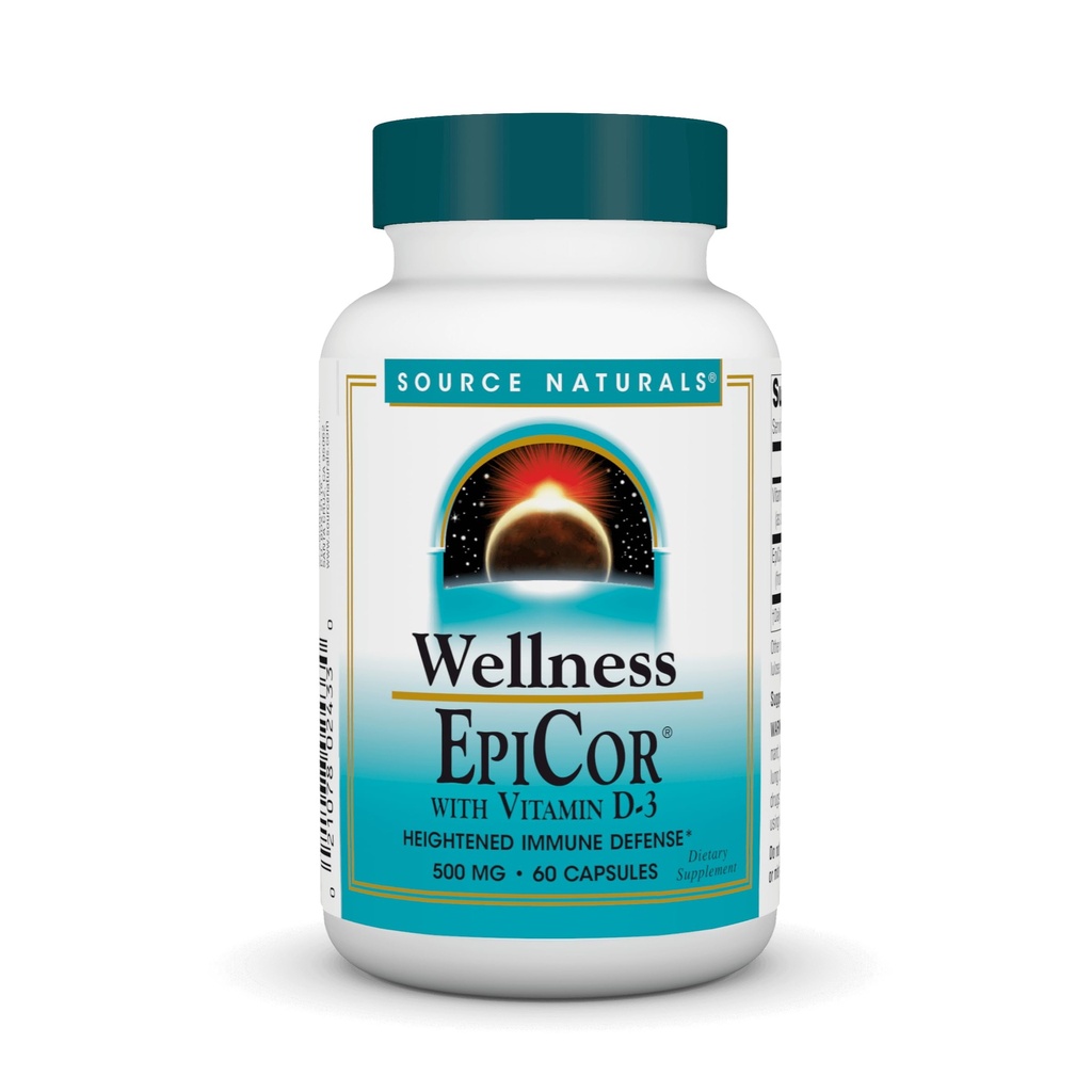 Zdroj Naturals Wellness EpiCor s vitamínem D-3 pro zvýšenou imunitní obranu * - 60 Kapsle
